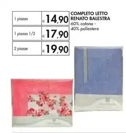 Bennet Renato balestra completo letto offerta
