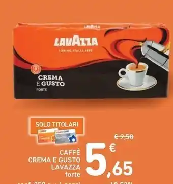 Spazio Conad Lavazza caffe crema e gusto offerta