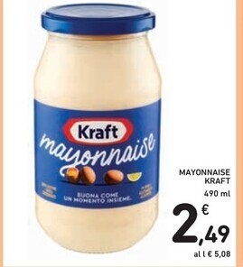 Spazio Conad Kraft mayonnaise offerta