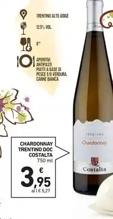 Spazio Conad Costalta chardonnay trentino doc offerta