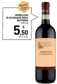 Spazio Conad Bufferìa morellino di scansano docg offerta
