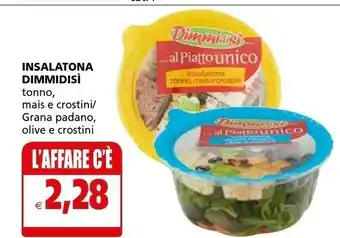 Dimmidisi Insalatona Tonno Mais E Crostini