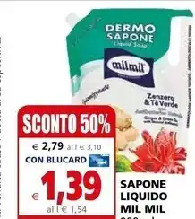 Mil mil sapone liquido