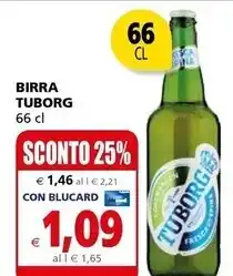 Il Gigante Tuborg birra offerta