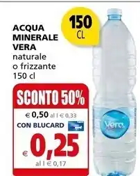 Il Gigante Vera acqua minerale offerta