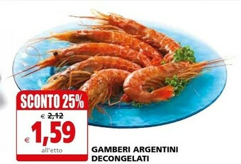 Il Gigante Gamberi Argentini Decongelati offerta