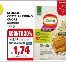 Il Gigante Cuore sfoglie cotte al forno offerta