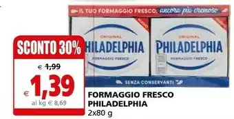 Il Gigante Philadelphia Formaggio Fresco offerta