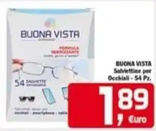 Buonavista salviettine per occhiali