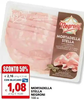 Il Gigante Negroni Mortadella Bologna offerta
