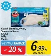 Carrefour Market Findus fiori di branzino , orata , salmone o tonno offerta