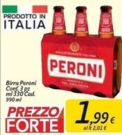 Carrefour Market Peroni birra offerta