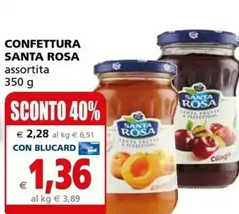 Il Gigante Santa rosa Confettura Extra Di Ciliegie 350 G(ml) offerta