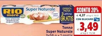 Il Gigante Rio Mare Tonno Al Naturale offerta