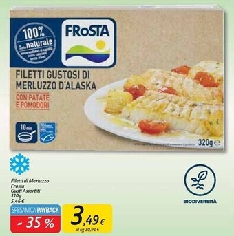 Carrefour Market Frosta filetti di merluzzo offerta