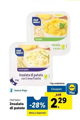 Lidl Chef select insalata di patate offerta