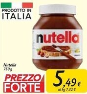 Carrefour Market Ferrero nutella offerta