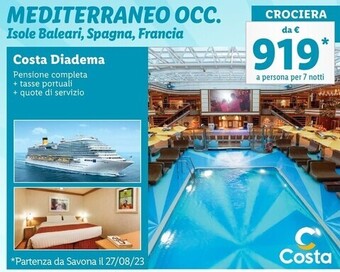 Lidl Costa diadema offerta