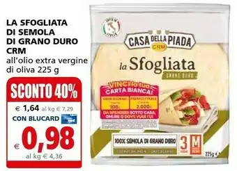 Il Gigante Crm La Sfogliata Di Semoladi Grano Duro offerta