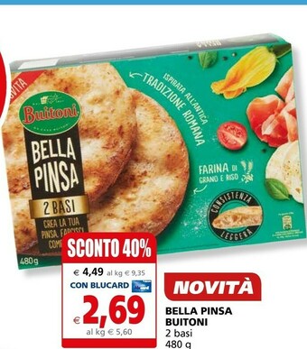 Il Gigante Buitoni Bella Pinsa offerta