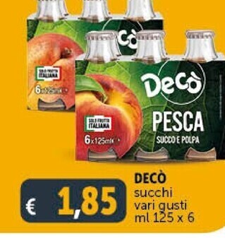 Gourmet Déco Deco succhi offerta