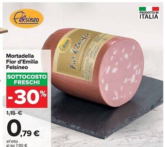 Carrefour Market Felsineo mortadella fior d'emilia offerta