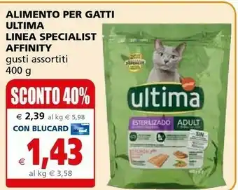 Il Gigante Ultima Alimento Per Gatti offerta