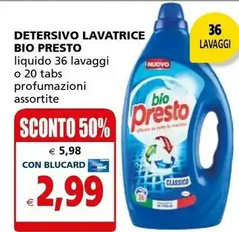 Presto Bio Detersivo Lavatrice