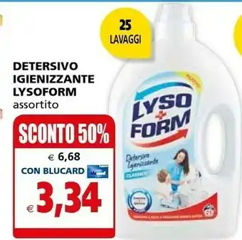 Il Gigante Lysoform Detersivo Igienizzante offerta