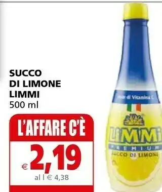 Limmi Succo Di Limone 500 G(ml)
