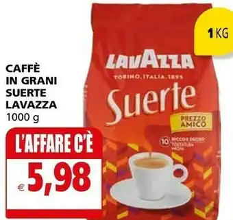 Il Gigante Lavazza Suerte Caffè offerta