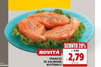 Il Gigante Trancio Di Salmone Butterfly offerta