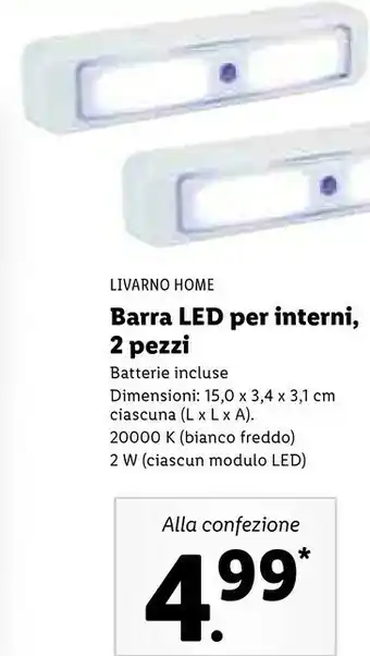 Lidl Livarno Home Barra Led Per Interni offerta