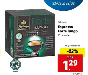 Lidl Bellarom Espresso Forte Lungo offerta
