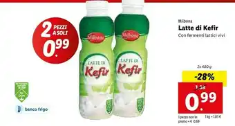Lidl Milbona Latte Di Kefir offerta