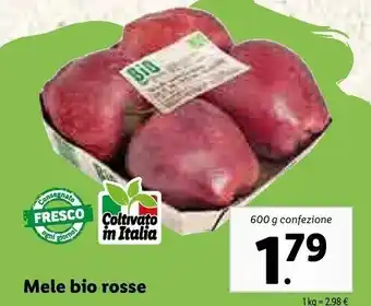 Lidl Mele Bio Rosse offerta