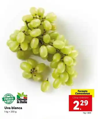 Lidl Lidl Uva Bianca offerta