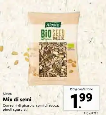 Lidl Alesto Mix Di Semi offerta