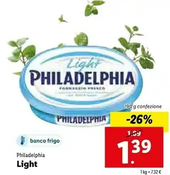 Lidl Philadelphia Formaggio Spalmabile offerta