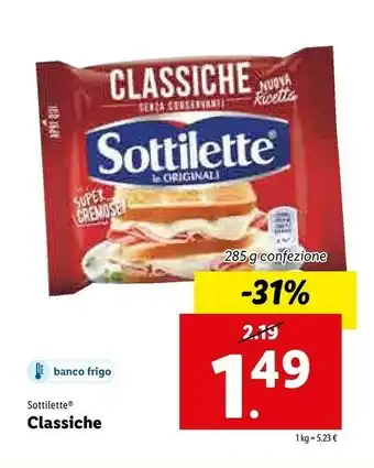 Mondelez - Sottilette Le Originali Classiche 285 G(ml)