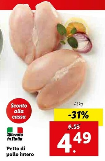 Lidl Petto Di Pollo Intero offerta