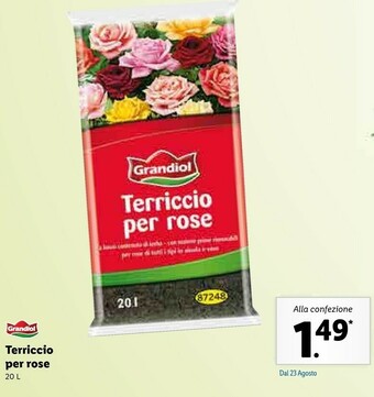 Lidl Grandiol Terriccio Per Rose offerta