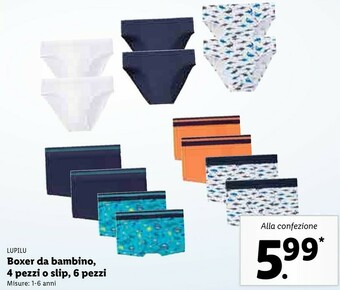 Lidl Abbigliamento bambini offerta