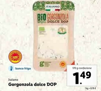 Lidl Italiamo Gorgonzola DOP Dolce offerta