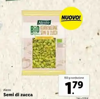 Lidl Alesto Semi Di Zucca offerta
