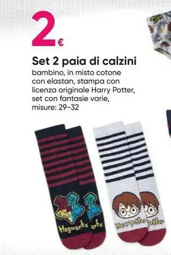Pepco Set 2 Paia Di Calzini offerta