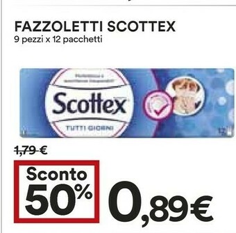 Coop Scottex Fazzoletti offerta