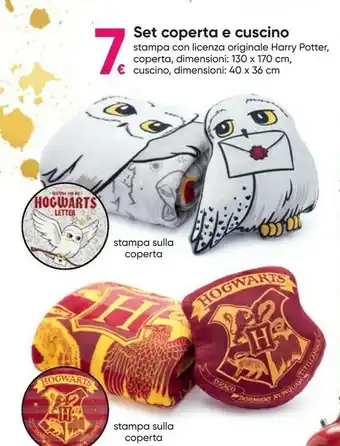 Pepco Set Coperta E Cuscino offerta