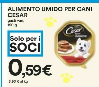 Coop Cesar Alimento Umido Per Cani offerta