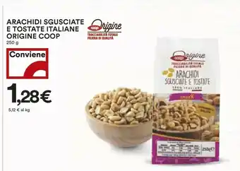 Coop Coop - Arachidi Tostate E Salate 250 G(ml) offerta